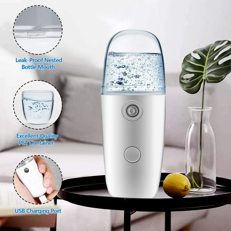 Electric Fine Mist Spray Bottle – Portable Refillable Mini