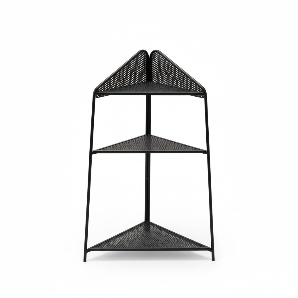 Steel BELAVI Two-Tier Flower Stand – 100 cm Tall