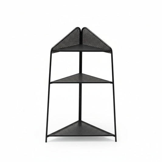 Steel BELAVI Two-Tier Flower Stand – 100 cm Tall