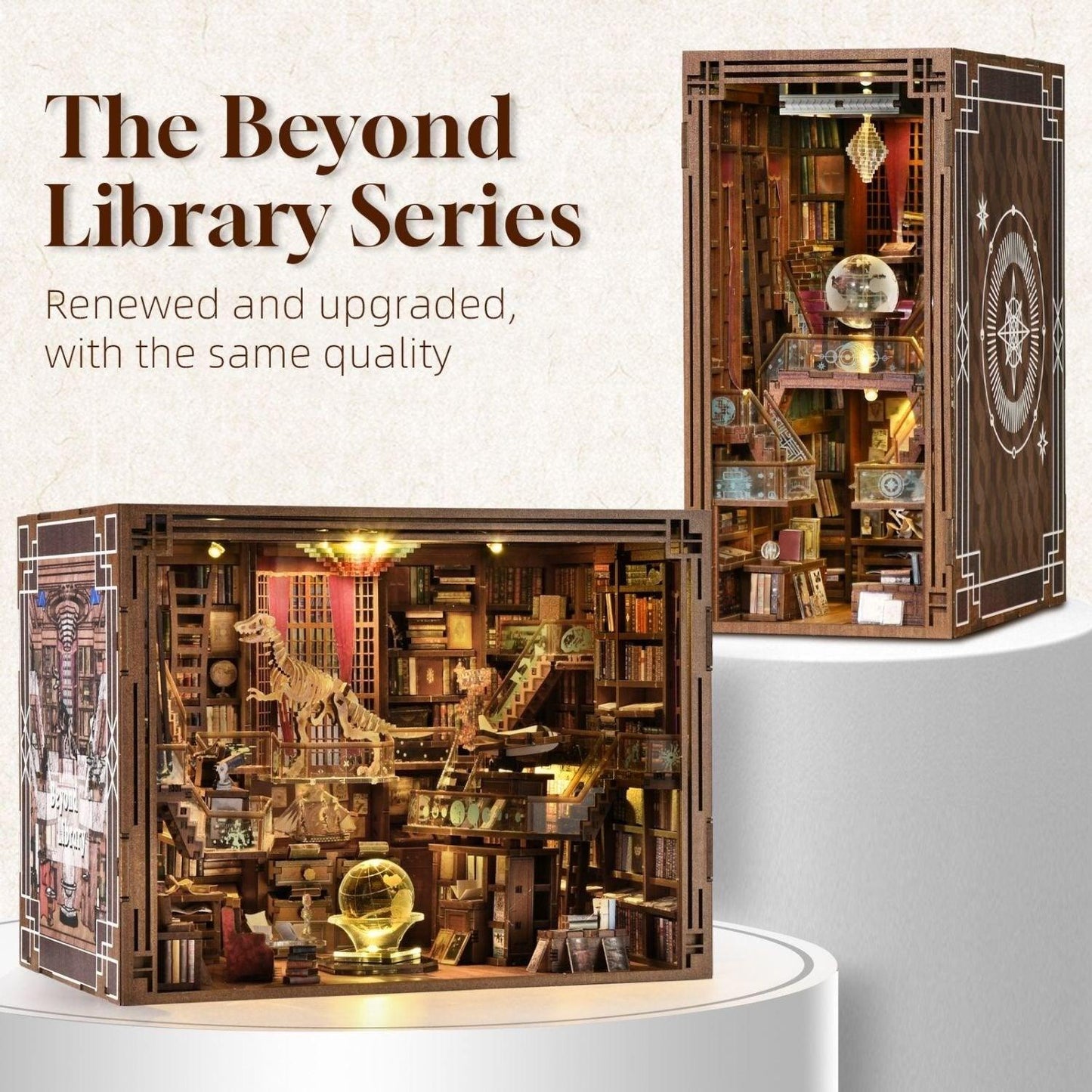 Beyond Library Max DIY Book Nook – Miniature Wooden Library