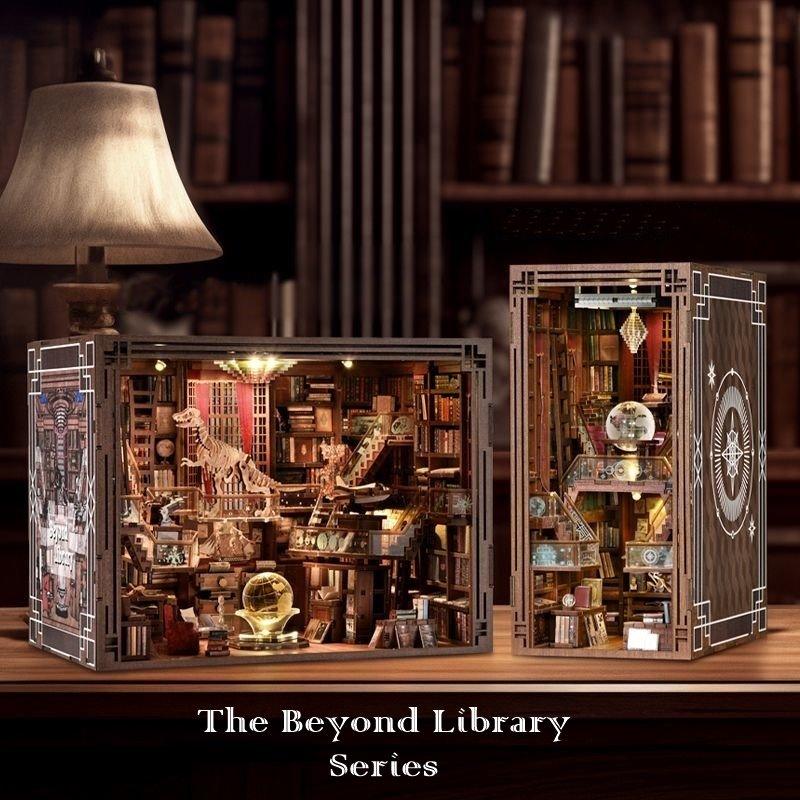 Beyond Library Max DIY Book Nook – Miniature Wooden Library