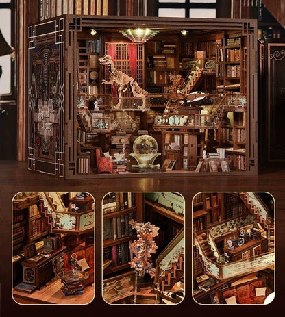 Beyond Library Max DIY Book Nook – Miniature Wooden Library