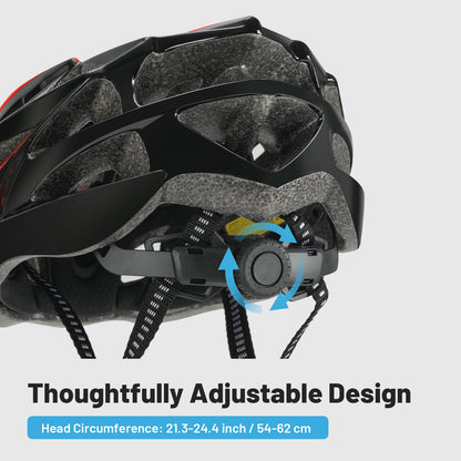 Adult Adjustable Bike Helmet with ABS Shell, EPS Foam Liner