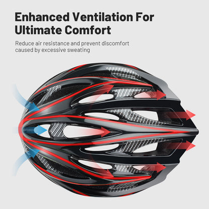 Adult Adjustable Bike Helmet with ABS Shell, EPS Foam Liner