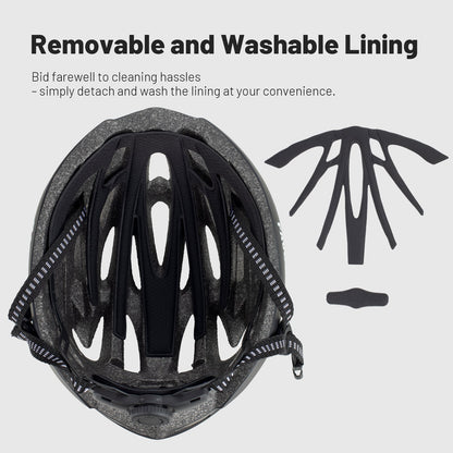 Adult Adjustable Bike Helmet with ABS Shell, EPS Foam Liner