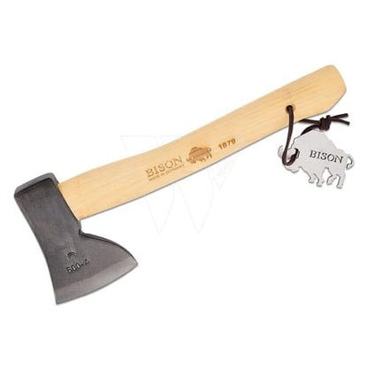 Lightweight Portable Hunting Hatchet with Hand-Forged Blade and Hickory Wood Handle