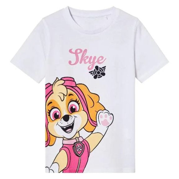 Paw petrol Girls' Cotton T-Shirt and Trousers Set