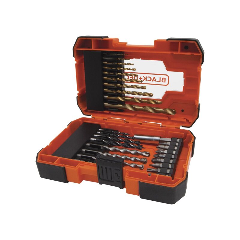 Black & Decker 27-Piece Bit & Drill Set with Case - Versatile Tool Kit