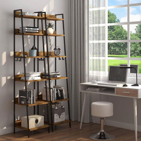 https://cdn.habitium.com/1455089/black-metal-floor-standing-shelf-with-six-40-cm-wide-oak-mdf-shelves-woltu.jpg
