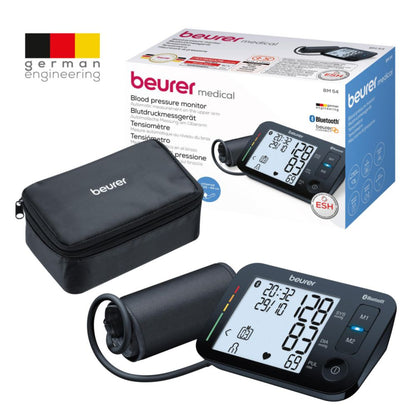 Beurer BM 54 Bluetooth Automatic Upper Arm Blood Pressure Monitor XL Display