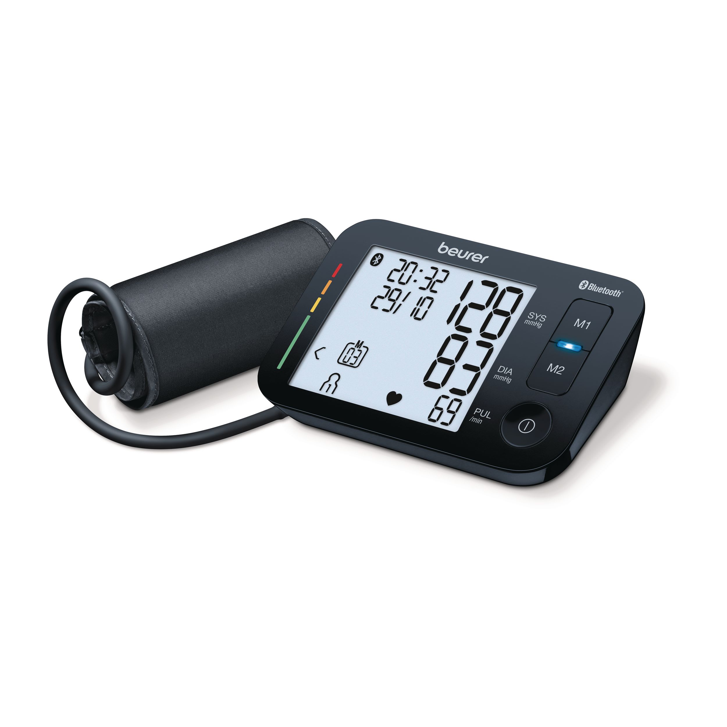 Beurer BM 54 Bluetooth Automatic Upper Arm Blood Pressure Monitor XL Display