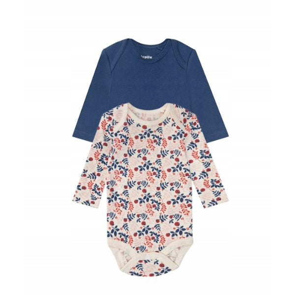 Lupilu Baby Long Sleeve Bodysuit 2-Pack 74/80 Organic Cotton