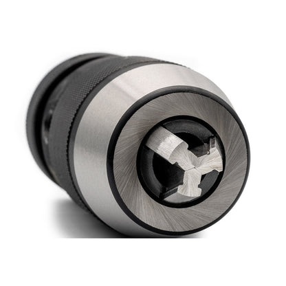 BAER High-Precision Keyless Drill Chuck: 0.008-0.51in Clamping, B16 Taper