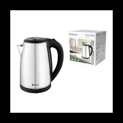 Premium 2.0L Silver 304 Stainless Steel Electric Kettle with LED Illumination