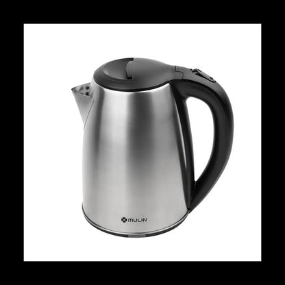 Premium 2.0L Silver 304 Stainless Steel Electric Kettle with LED Illumination