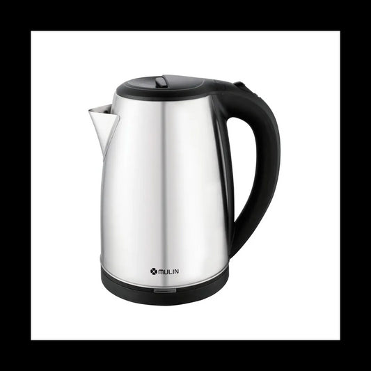 Premium 2.0L Silver 304 Stainless Steel Electric Kettle with LED Illumination