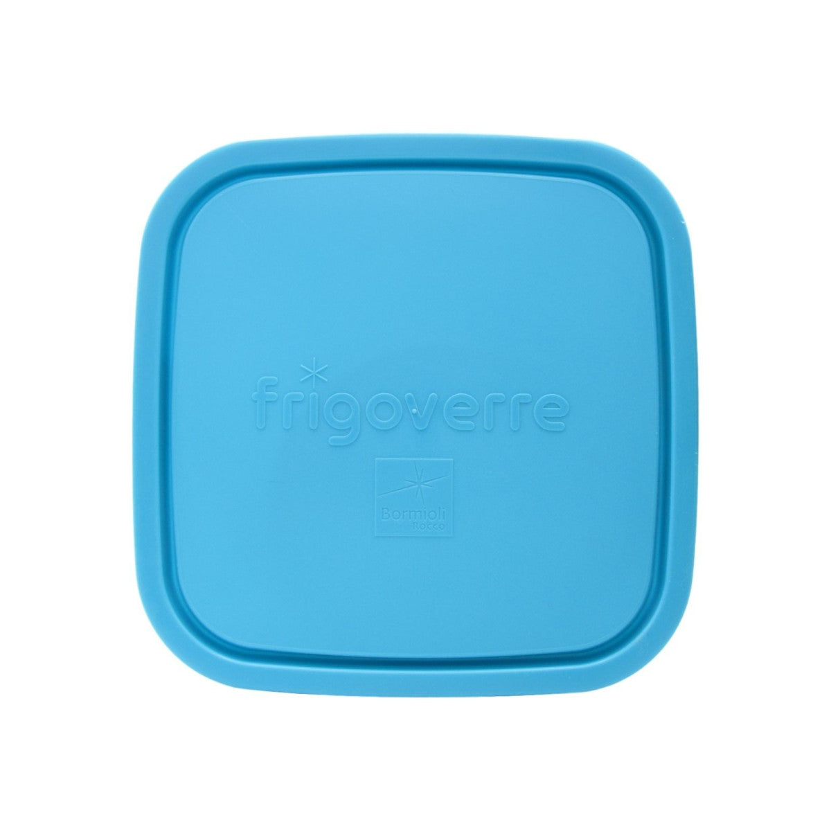 Bormioli Rocco Frigoverre 15x15cm Square Glass Food Container with Blue Lid