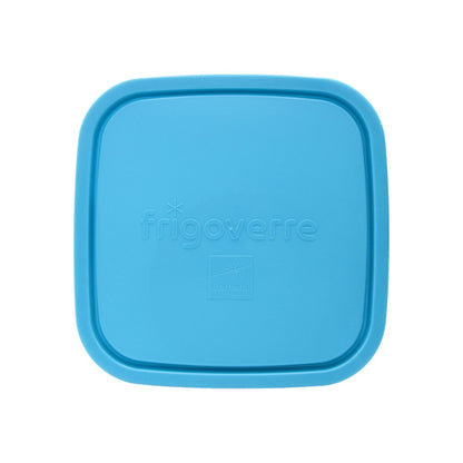 Bormioli Rocco Frigoverre 15x15cm Square Glass Food Container with Blue Lid