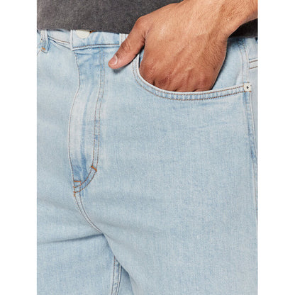 Men's BOSS Tatum 50473424 Blue Tapered Fit Jeans for Modern Style