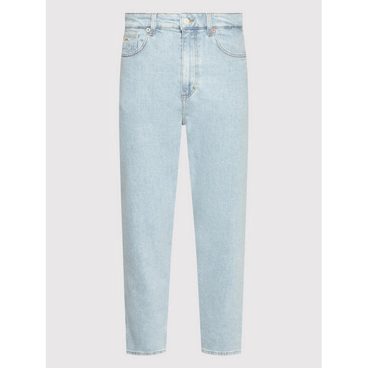 Men's BOSS Tatum 50473424 Blue Tapered Fit Jeans for Modern Style