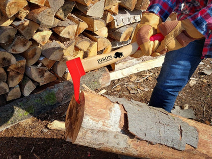 Bison 15.7-inch Carbon Steel Sappie Hookaroon Log Moving Tool
