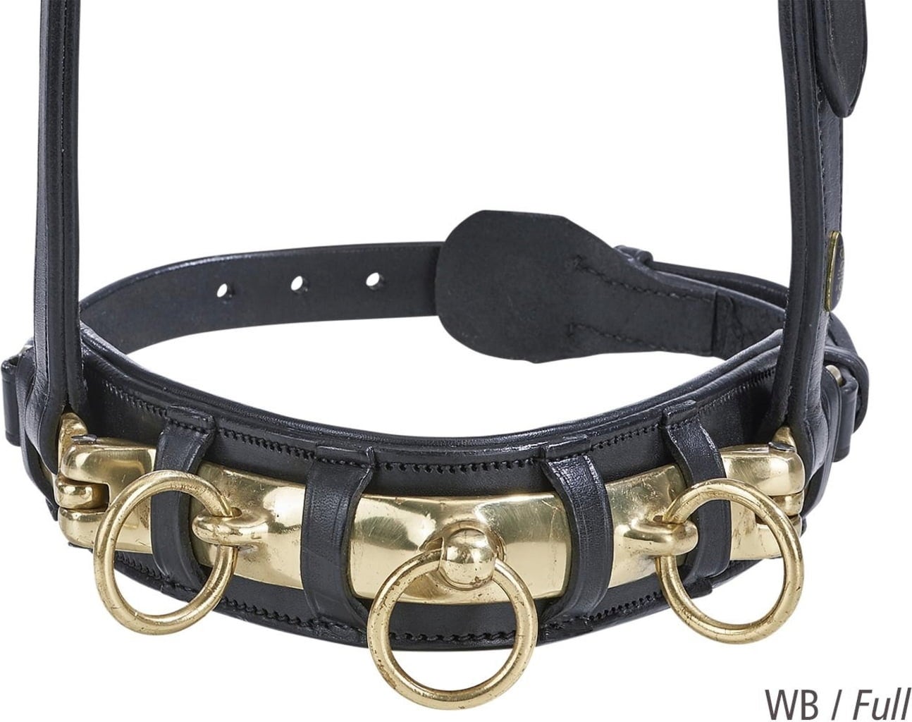 BUSSE Professional Adjustable Leather Cavesson Bridle for Lunging & Training