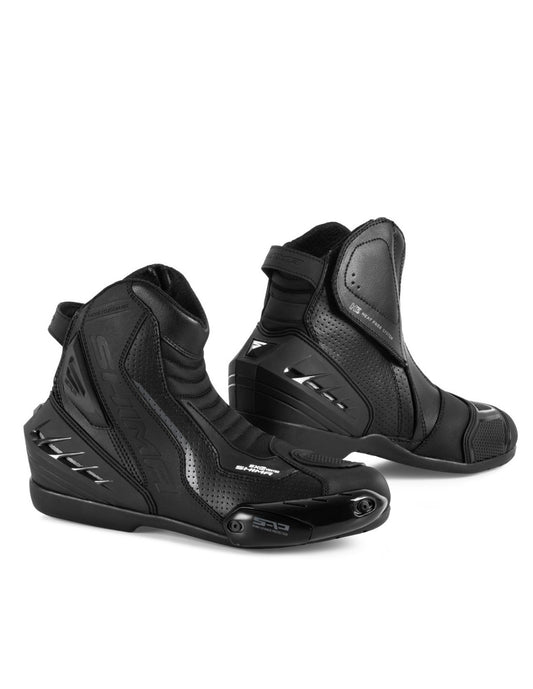SHIMA SX-6 Black Urban Sport Motorcycle Boots Durable Protection