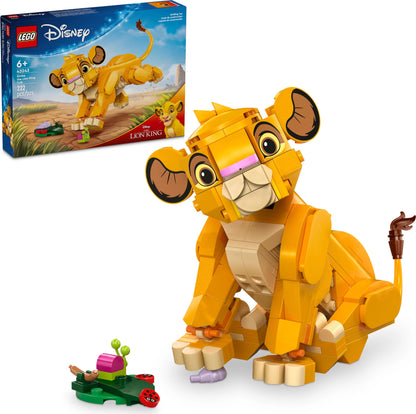 LEGO Disney Simba Lion King Cub 43243 Building Toy Set for Ages 6+