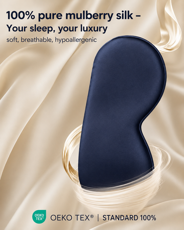 Aosun 100% Pure Silk Hypoallergenic Sleep Mask