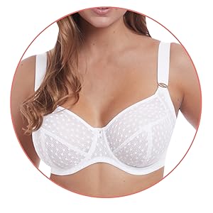 Freya Starlight Underwire Side Support Bra - Comfortable, Supportive, Black Lace Design