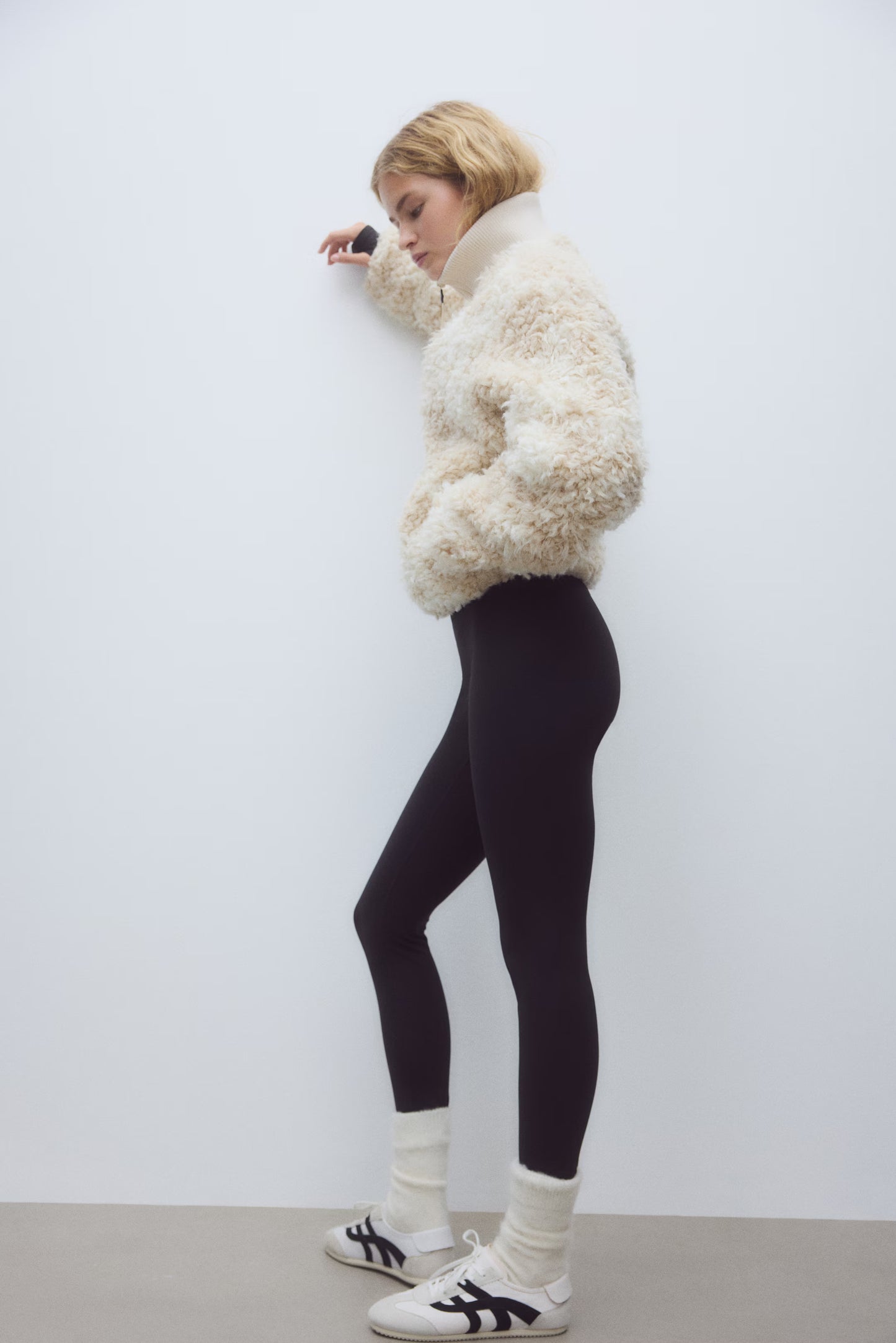 H&M Outdoor Fleece Leggings Hight Waist Regular Length