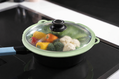 LIVARNO Home Silicone Splatter Guard Lid – Heat Resistant Cooking Cover