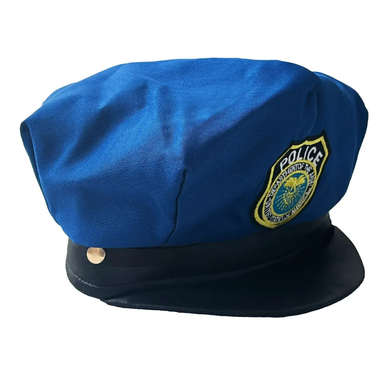 Kids' Police Officer Halloween Cosplay Costume Set: Dress-Up Outfit with Hat