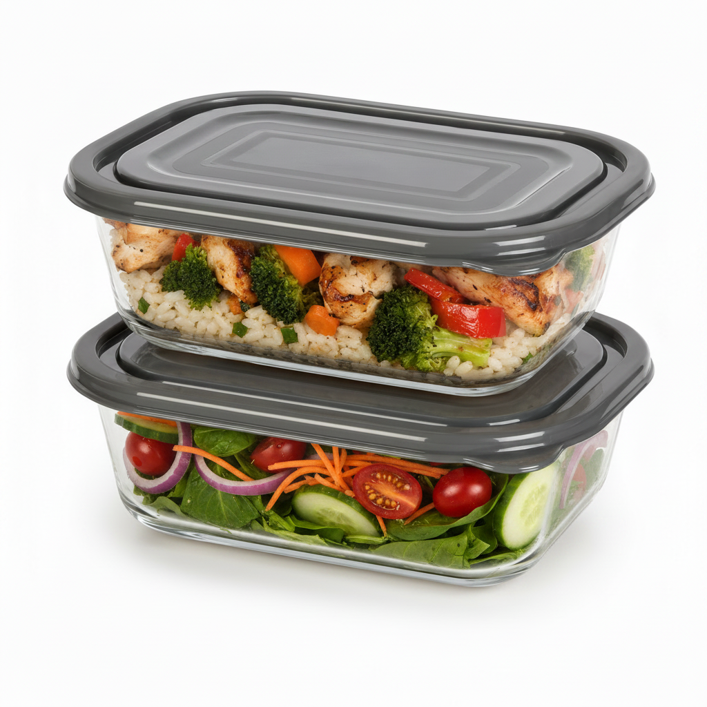SilverCrest Food Storage Containers 0.6 L - 5Pcs