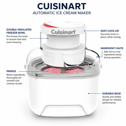 Cuisinart Solo Scoops Ice Cream Maker