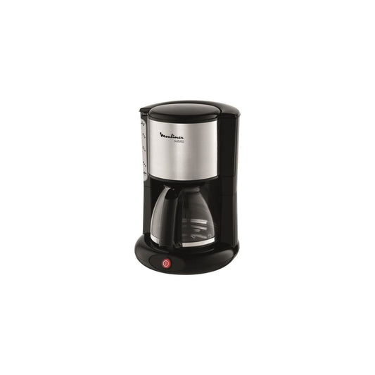 Moulinex Subito Classic Filter Coffee Maker 15‑Cup Black Stainless