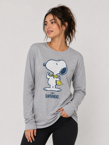 PORT & CO Peanuts Snoopy Superhero Vintage Classic T-Shirt