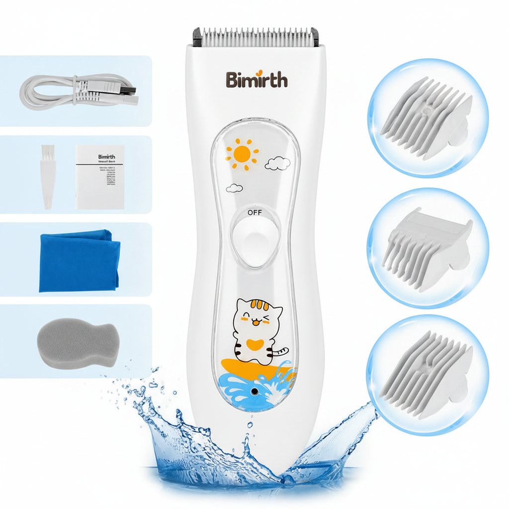 Bimirth S401011 Children's Hair Clipper with Attachments