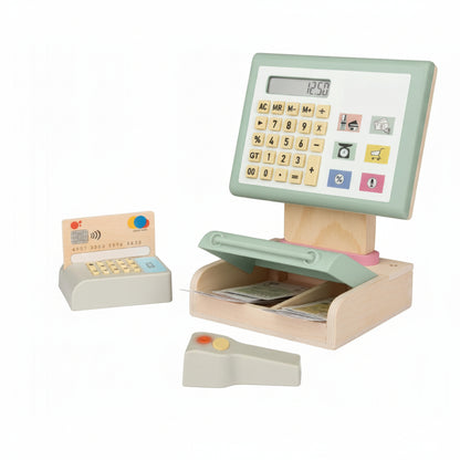Playtive Premium Wooden Cash Register For Kids