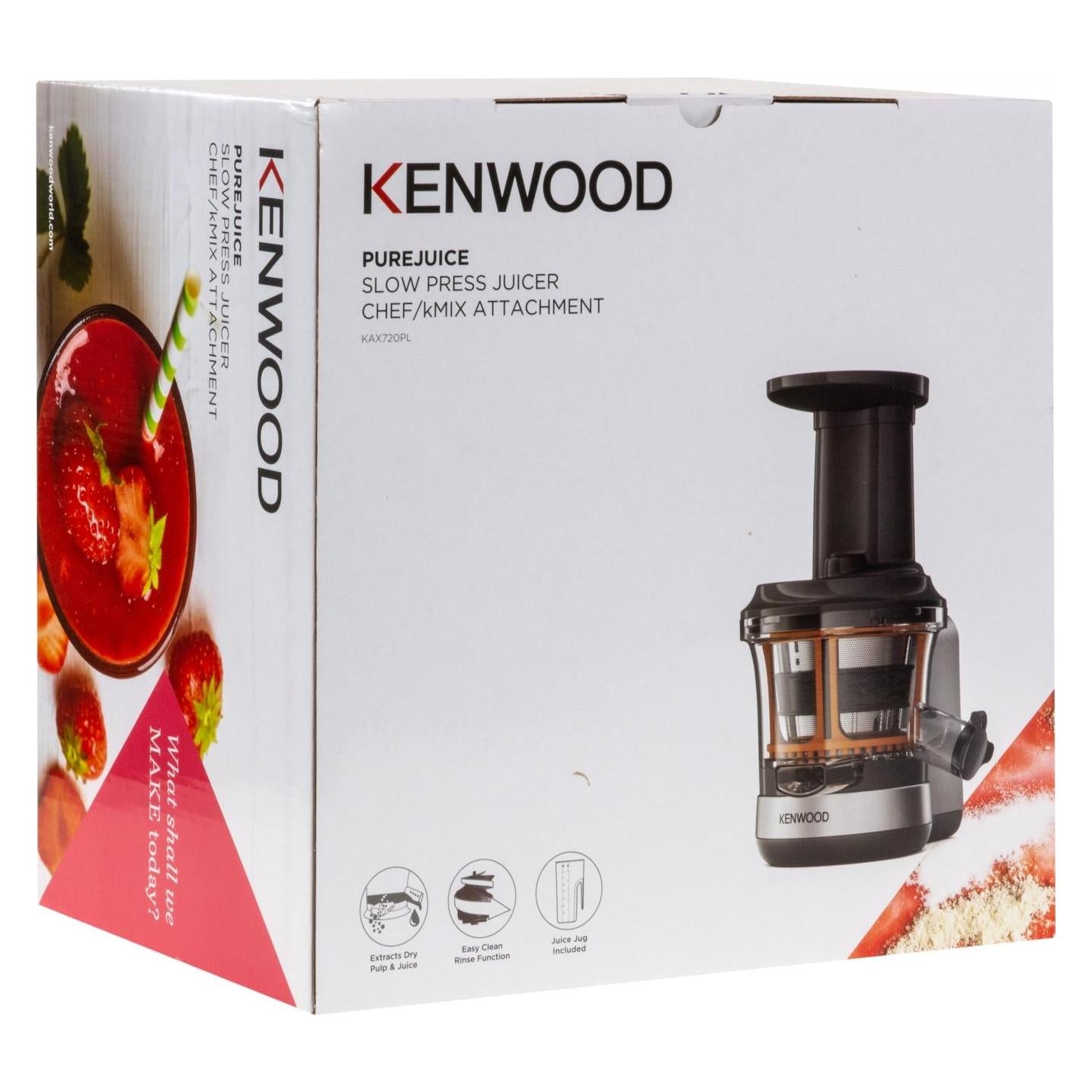 Kenwood KAX720PL Slow Juicer Attachment for Chef and kMix Grey