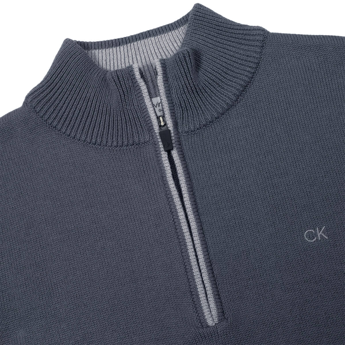 Calvin Klein Men's Chunky Knit Half-Zip Golf Sweater