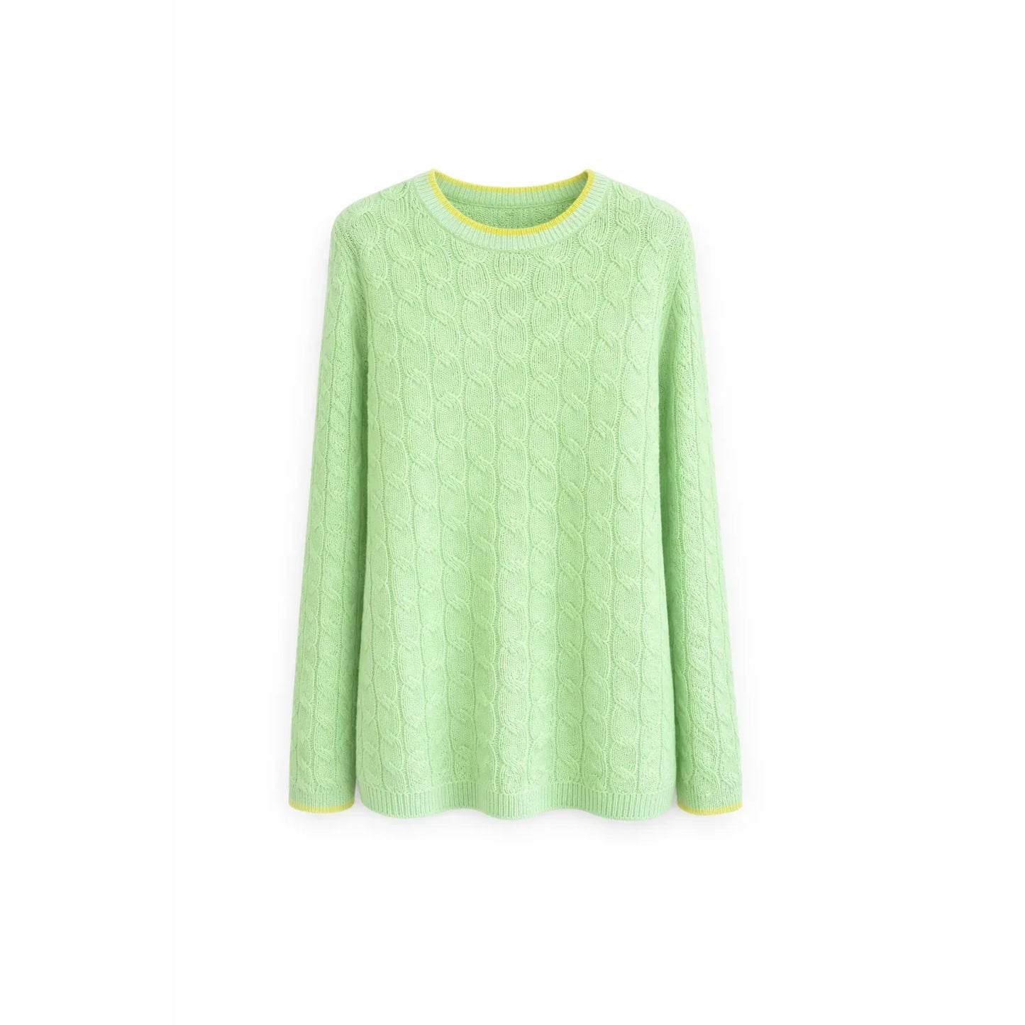 Lands' End Women's Petite Cotton Cable Knit Drifter Jumper - Gomix Brands Outlet