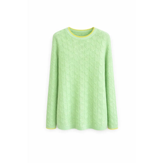 Lands' End Women's Petite Cotton Cable Knit Drifter Jumper - Gomix Brands Outlet