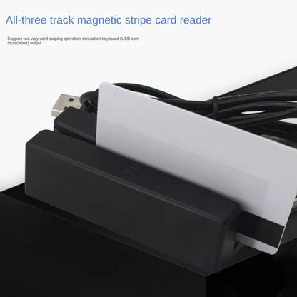 MSR90 USB Magnetic Stripe Card Reader 3-Track Mini Swiper