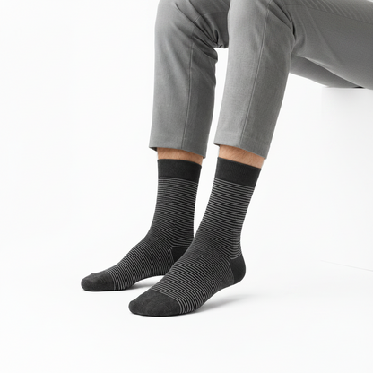 Nur Die Men’s Cotton Leisure Socks – Stripes