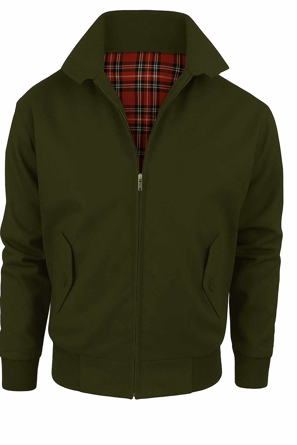 Men's Classic Retro 1970s Harrington Bomber Jacket - Mod Scooter Style Coat