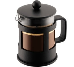 Bodum Classic Kenya French Press Coffee Maker, Durable Glass, 4-Cup Capacity