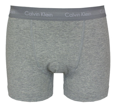 Calvin Klein 3-Pack Gray and Black Boxer Briefs with Signature Logo Band