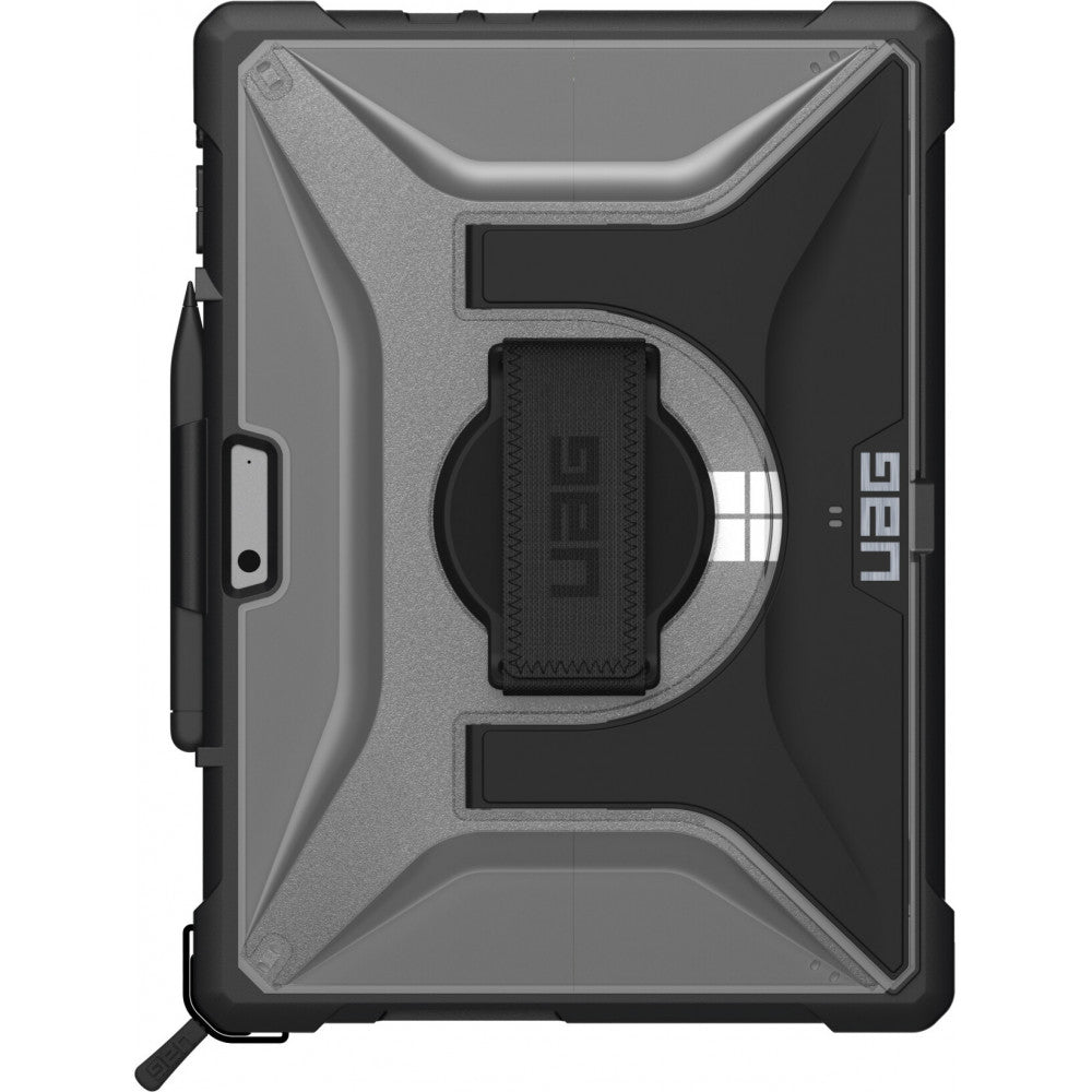 UAG Rugged Case for Surface Pro 9: Ultra-Protective, Clear, Black Cover