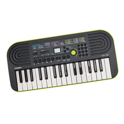 Casio SA-46 32-Key Portable Black Keyboard for Beginners